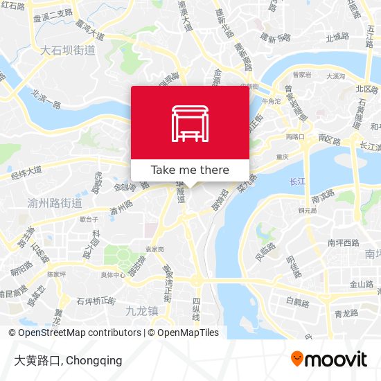 大黄路口 map
