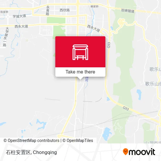 石柱安置区 map