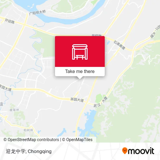 迎龙中学 map