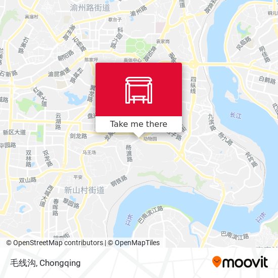 毛线沟 map