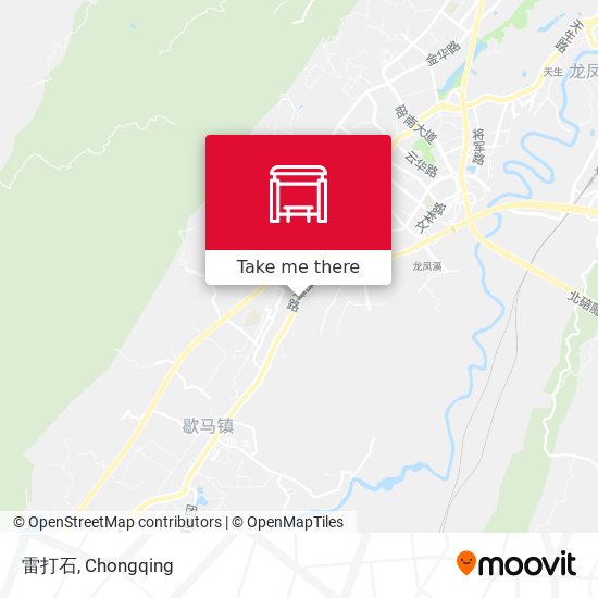 雷打石 map