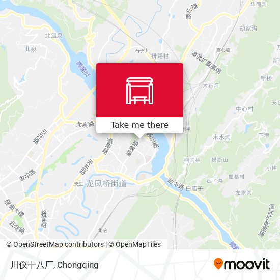 川仪十八厂 map