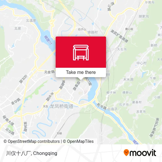 川仪十八厂 map