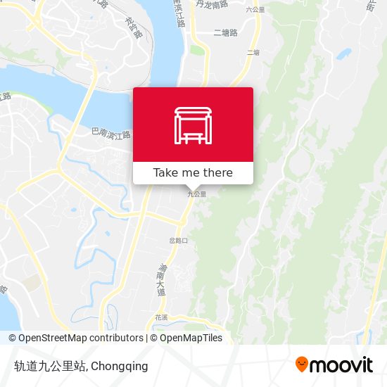轨道九公里站 map