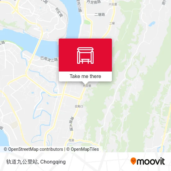 轨道九公里站 map