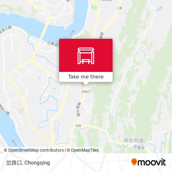 岔路口 map