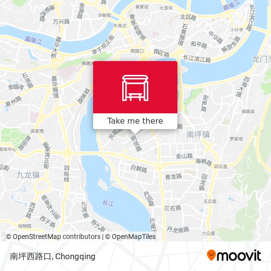 南坪西路口 map