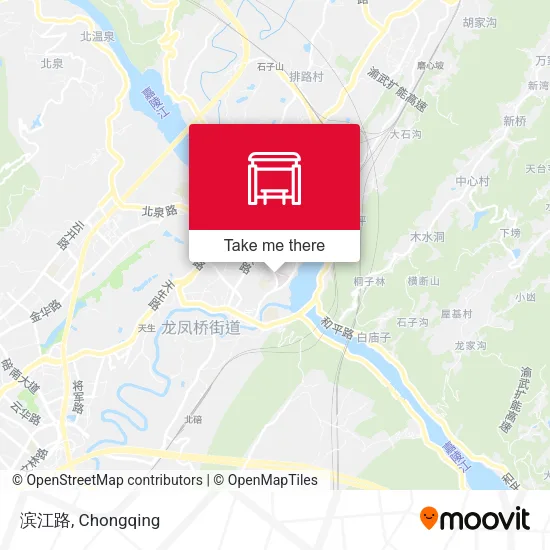 滨江路 map