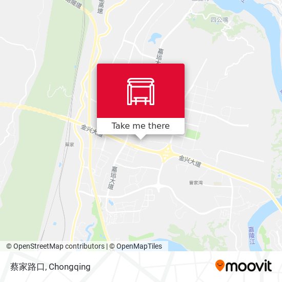 蔡家路口 map