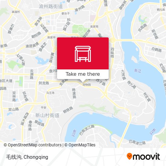 毛线沟 map