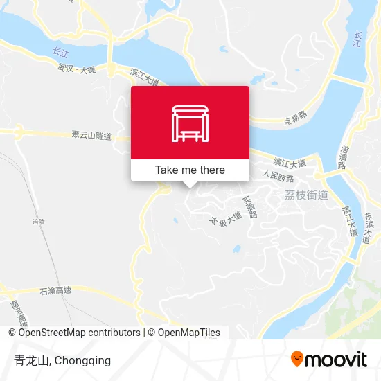 青龙山 map