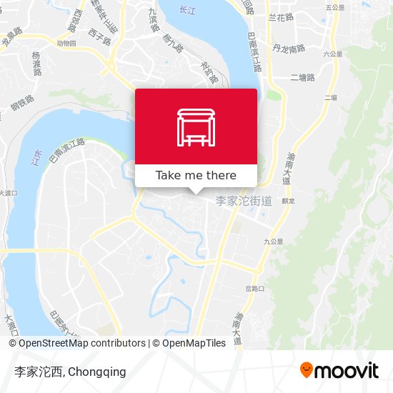 李家沱西 map