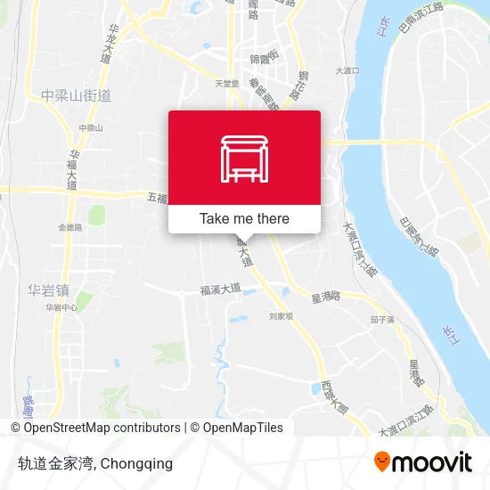 轨道金家湾 map