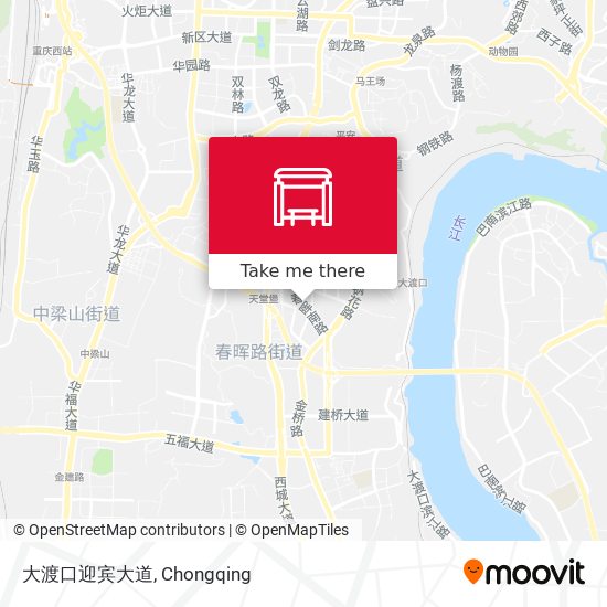 大渡口迎宾大道 map