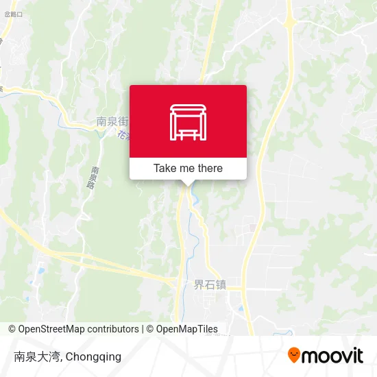 南泉大湾 map
