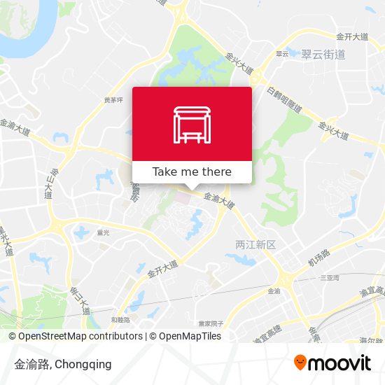 金渝路 map