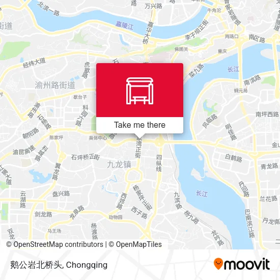 鹅公岩北桥头 map