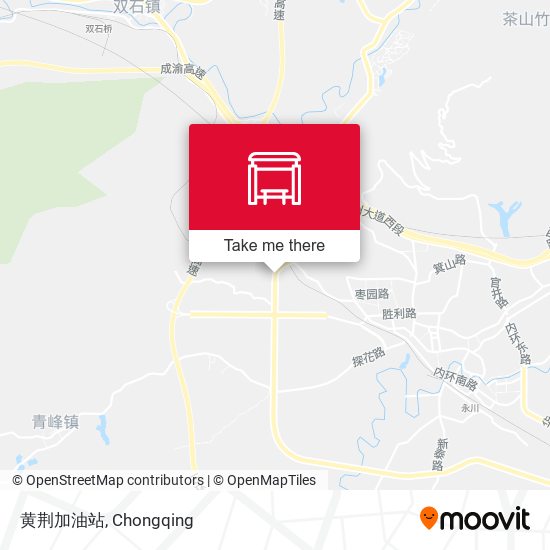 黄荆加油站 map