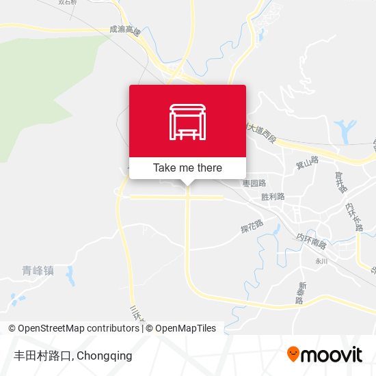 丰田村路口 map