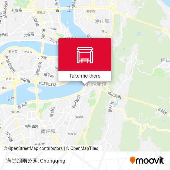 海棠烟雨公园 map