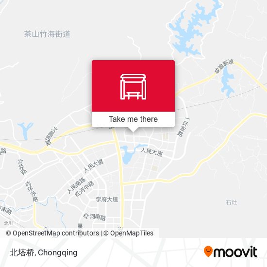 北塔桥 map