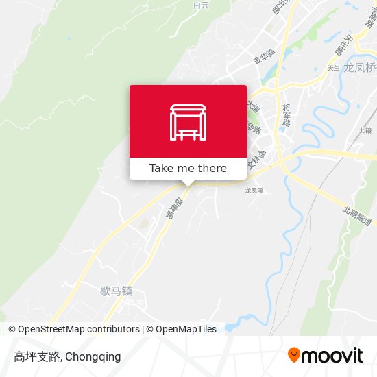 高坪支路 map