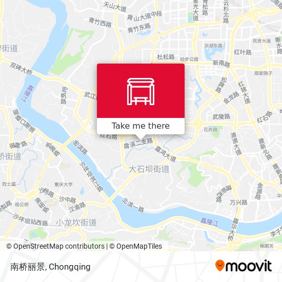 南桥丽景 map