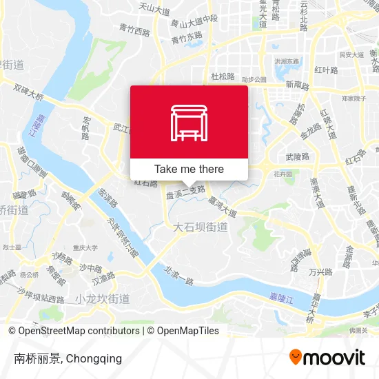 南桥丽景 map