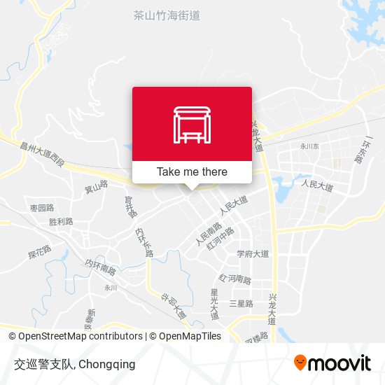 交巡警支队 map