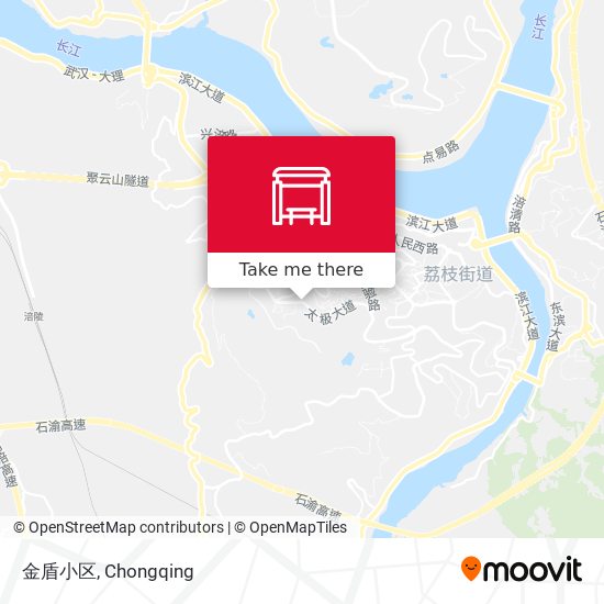 金盾小区 map