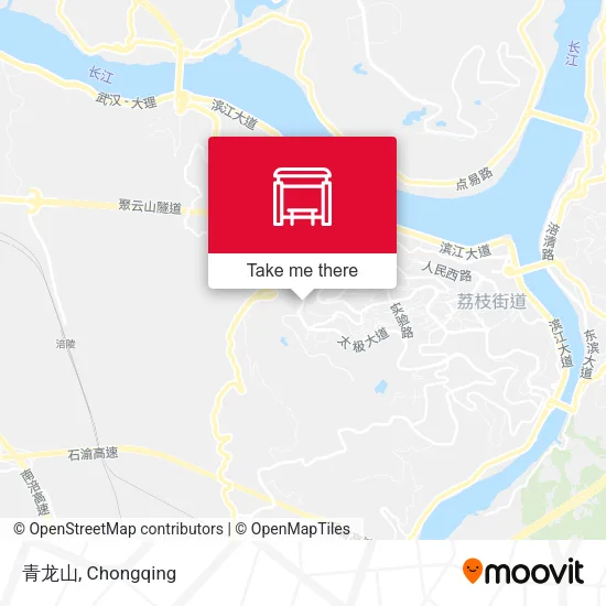 青龙山 map