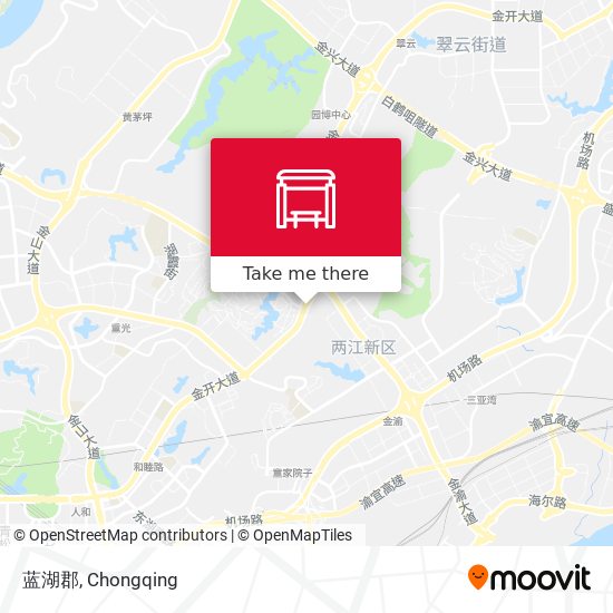 蓝湖郡 map
