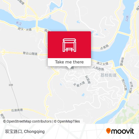 双宝路口 map