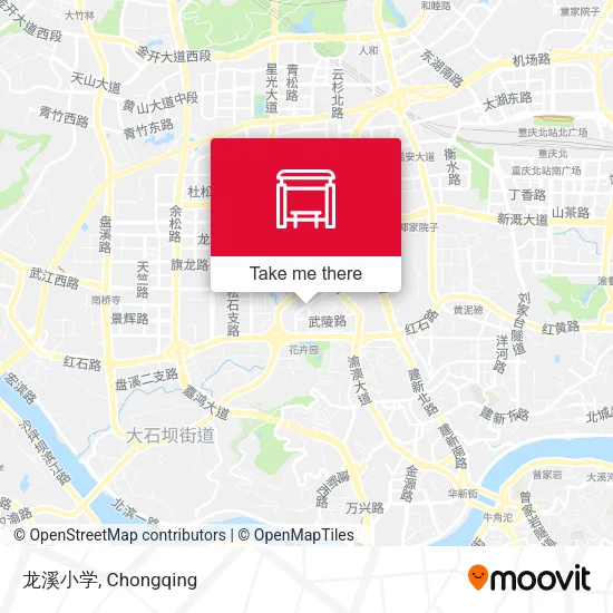 龙溪小学 map