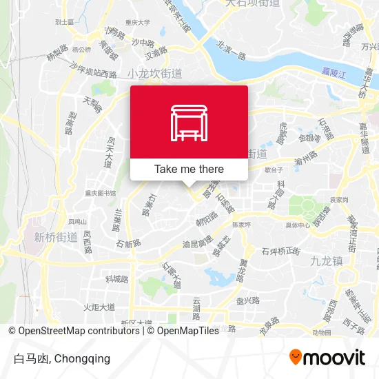 白马凼 map