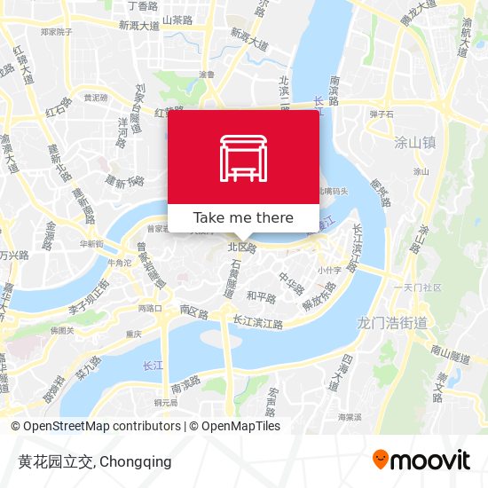 黄花园立交 map