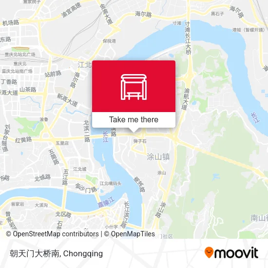 朝天门大桥南 map