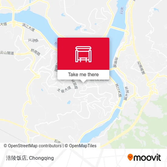 涪陵饭店 map