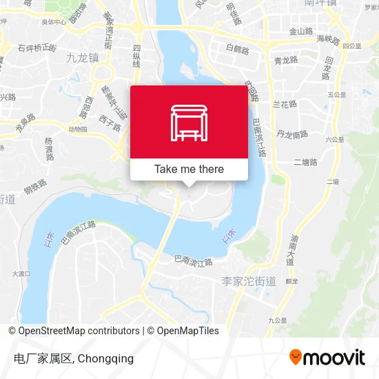 电厂家属区 map