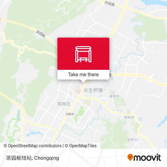 茶园枢纽站 map