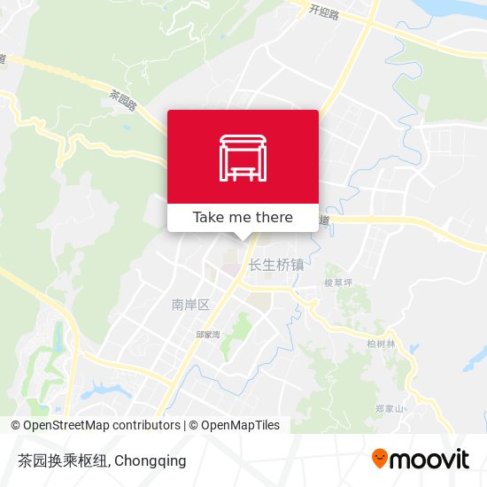 茶园换乘枢纽 map