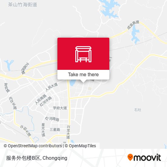 服务外包楼B区 map