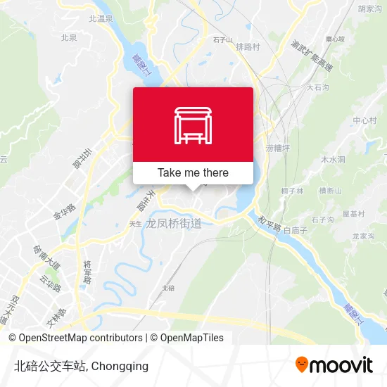 北碚公交车站 map