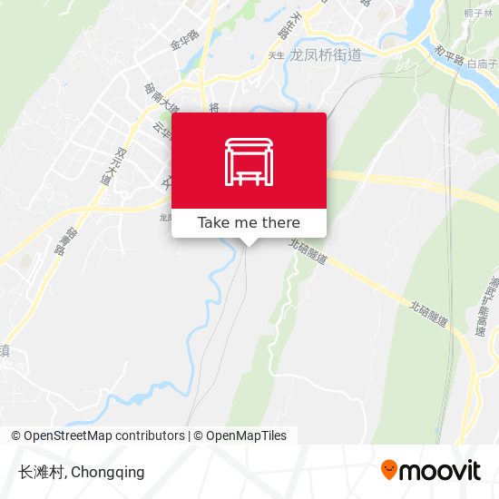 长滩村 map