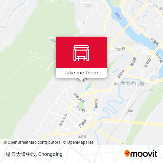 缙云大道中段 map
