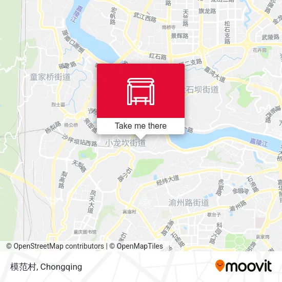 模范村 map