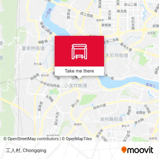 工人村 map