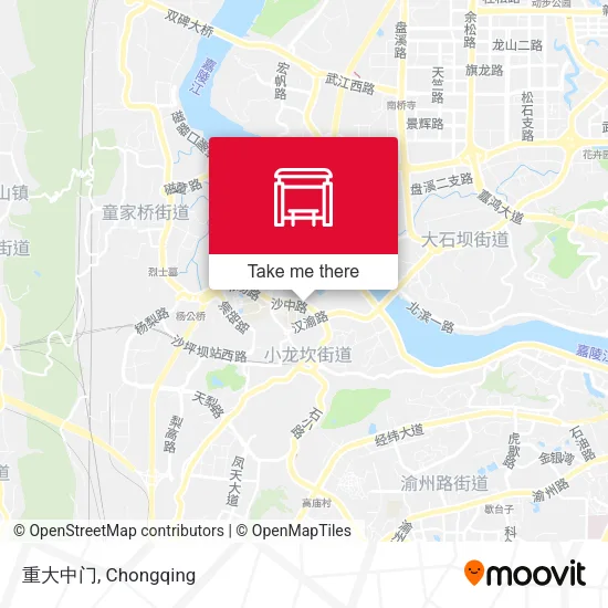 重大中门 map