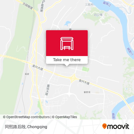 同熙路后段 map