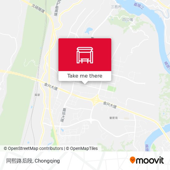 同熙路后段 map